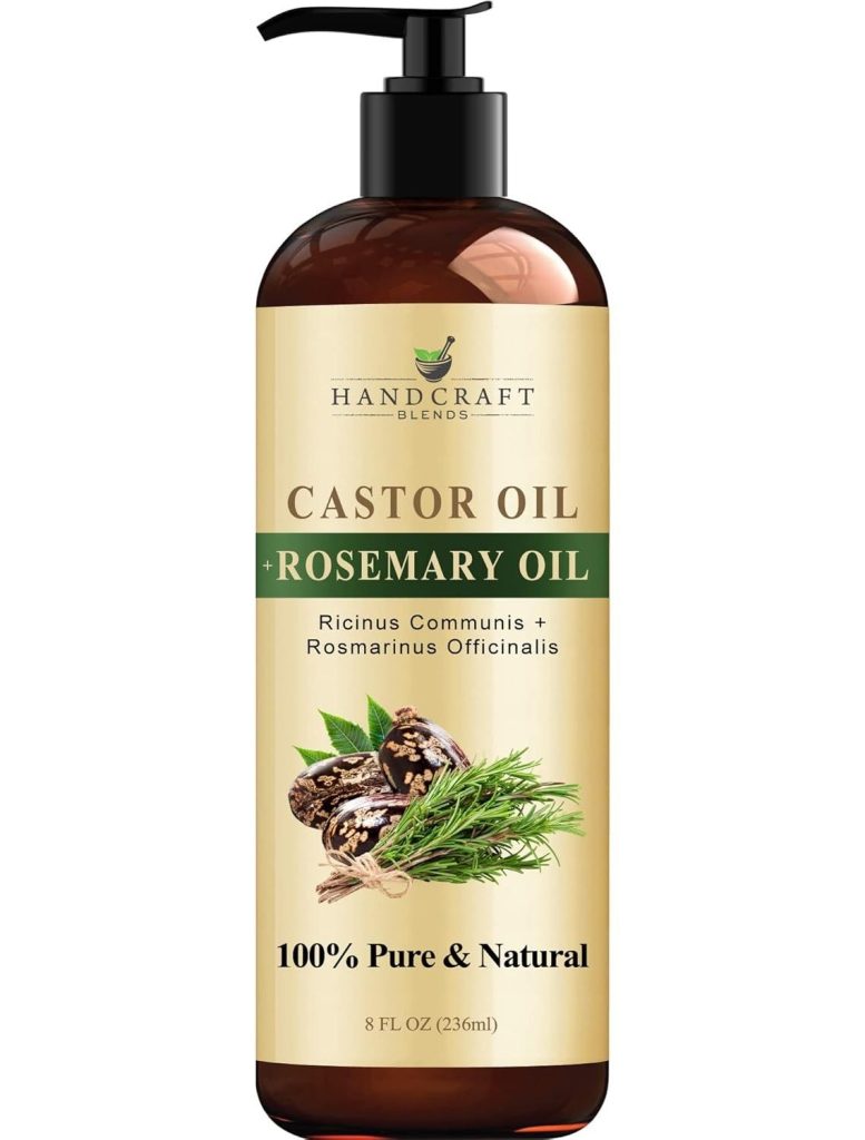 Handcraft Blends Castor Oil with Rosemary Oil – 8 fl oz