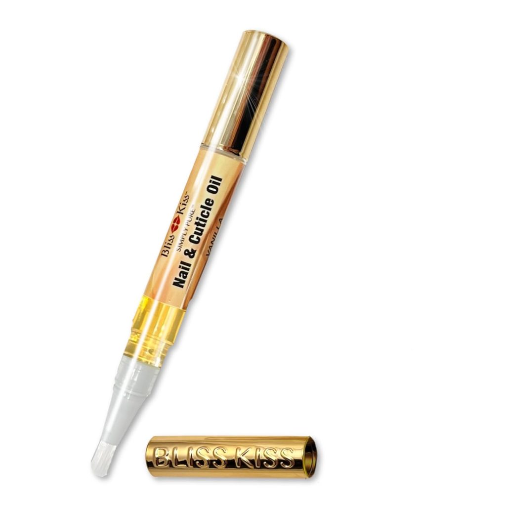 Bliss Kiss Nail Oil Cuticle Pen – Vanilla Fragrance with Vitamin E & Jojoba